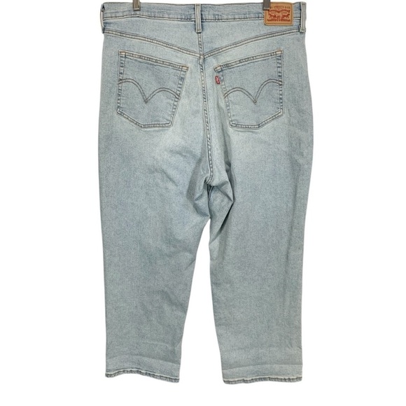 Levi's Ribcage Straight Leg Jeans Size 18W - Picture 2 of 10